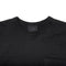 Allevol Heavy Duty Crew Neck Square Pocket L/S T-shirt Black-T-Shirt-Clutch Cafe
