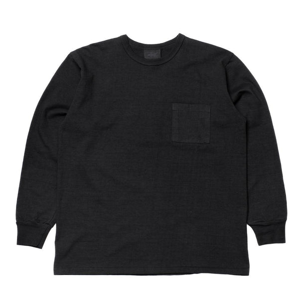 CLASSIC CREW T-SHIRT ONE POCKET – BLACK MARL – Lucydlyfe T-Shirts