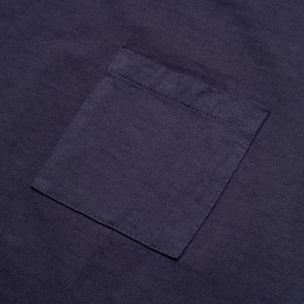 Allevol Heavy Duty Crew Neck Square Pocket T-shirt Navy-T-shirt-Clutch Cafe