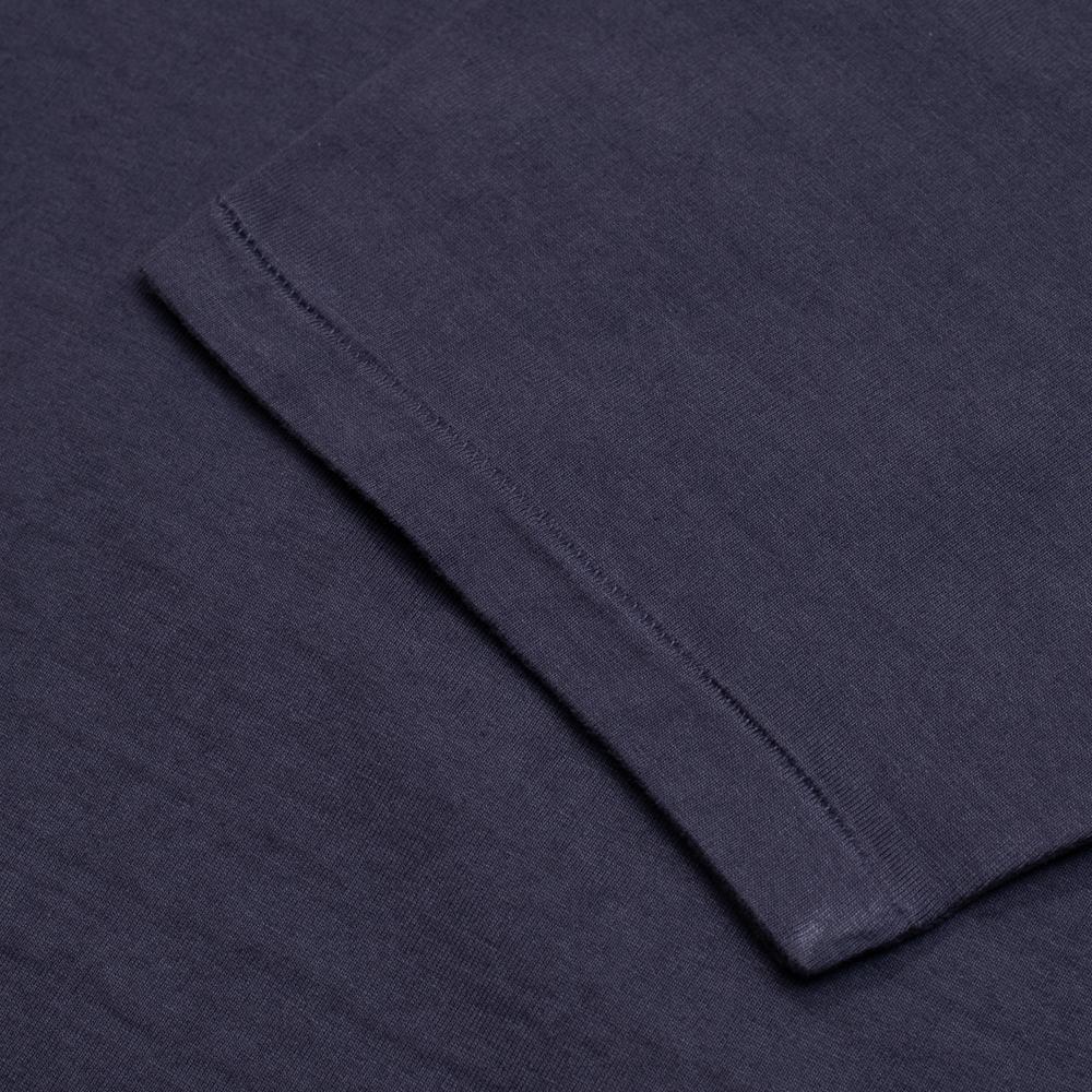 Allevol Heavy Duty Crew Neck Square Pocket T-shirt Navy-T-shirt-Clutch Cafe