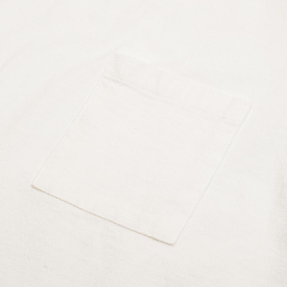 Allevol Heavy Duty Crew Neck Square Pocket T-shirt White-T-shirt-Clutch Cafe