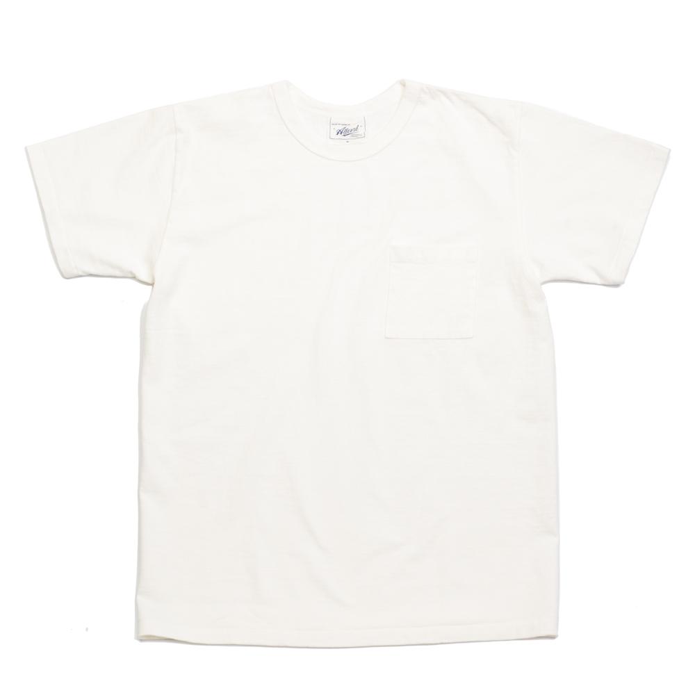Allevol Heavy Duty Crew Neck Square Pocket T-shirt White-T-shirt-Clutch Cafe