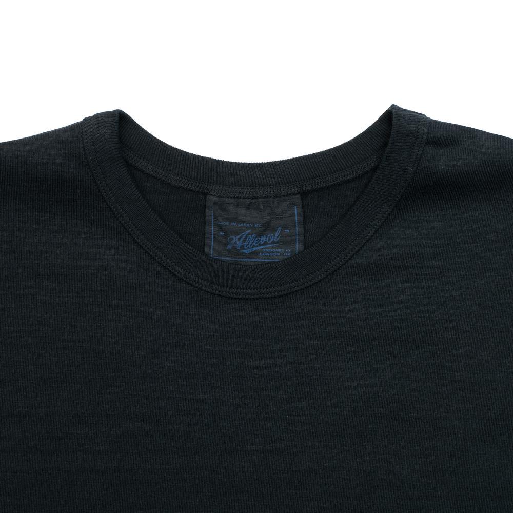 Allevol Heavy Duty Crew Neck T-Shirt Black-T-shirt-Clutch Cafe