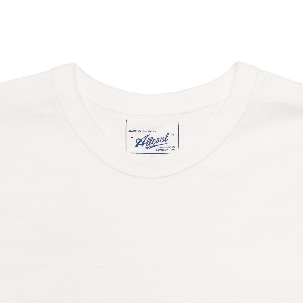 Allevol Heavy Duty Crew Neck T-Shirt White-T-shirt-Clutch Cafe