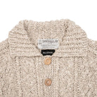 Allevol 3A Lumber Cardigan Linen/ Cotton Natural-Cardigan-Clutch Cafe