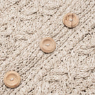 Allevol 3A Lumber Cardigan Linen/ Cotton Natural-Cardigan-Clutch Cafe