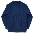 Allevol x Inverallan Cable Knit Crew 1A Indigo-Knitwear-Clutch Cafe