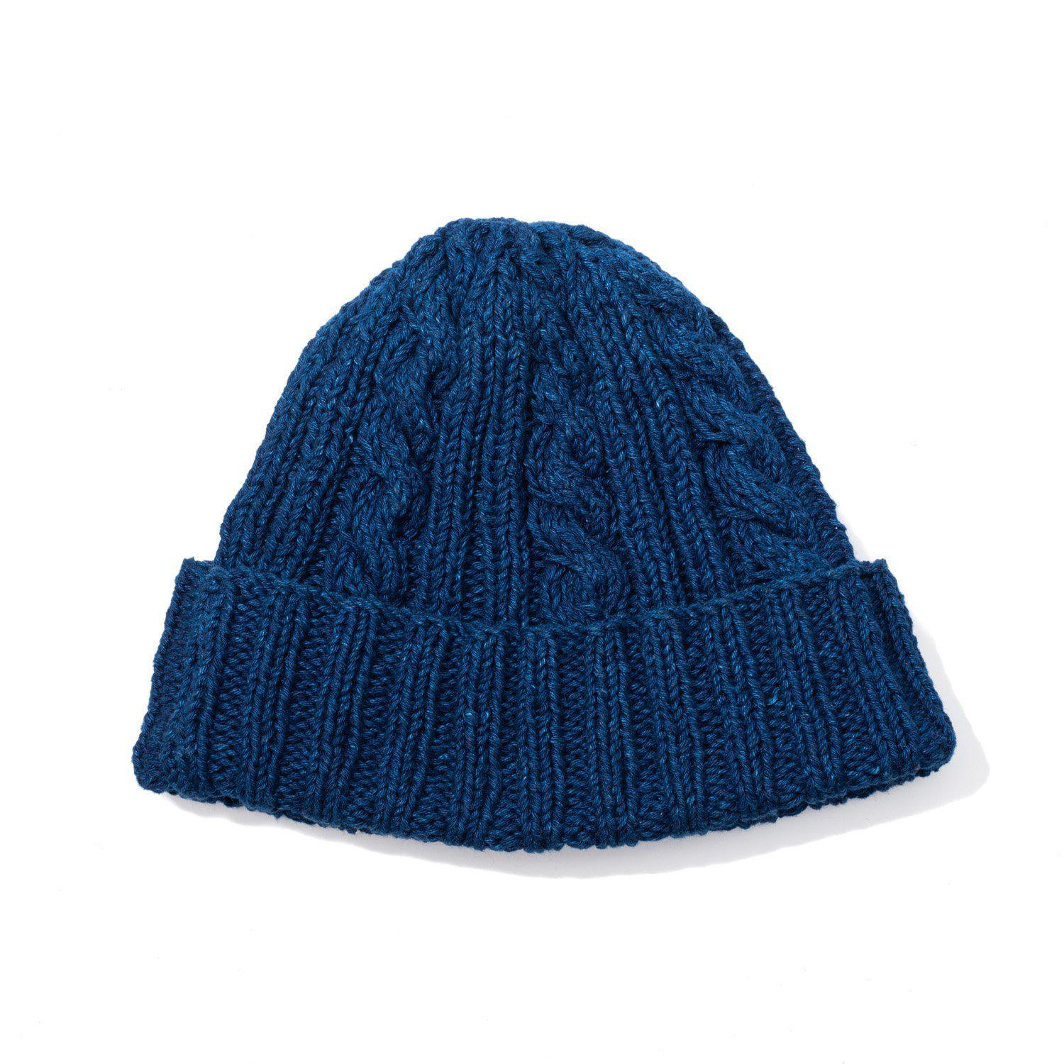 Allevol x Inverallan Cable Knit Cotton Beanie 22F-Accessory-Clutch Cafe