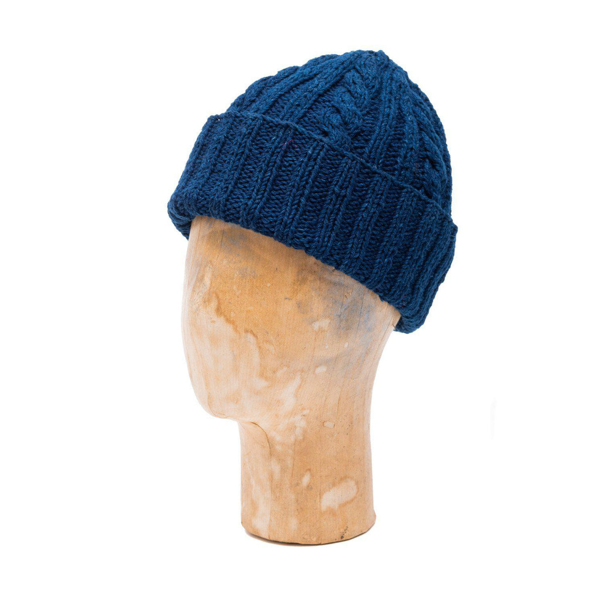 x Cable Knit Cotton Beanie