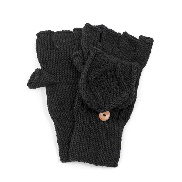 Allevol x Inverallan Glove-Mittens Black, Clutch Cafe London 