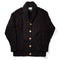 Allevol x Inverallan Shawl Collar Cardigan 6A Indigo Cotton Black-Knitwear-Clutch Cafe
