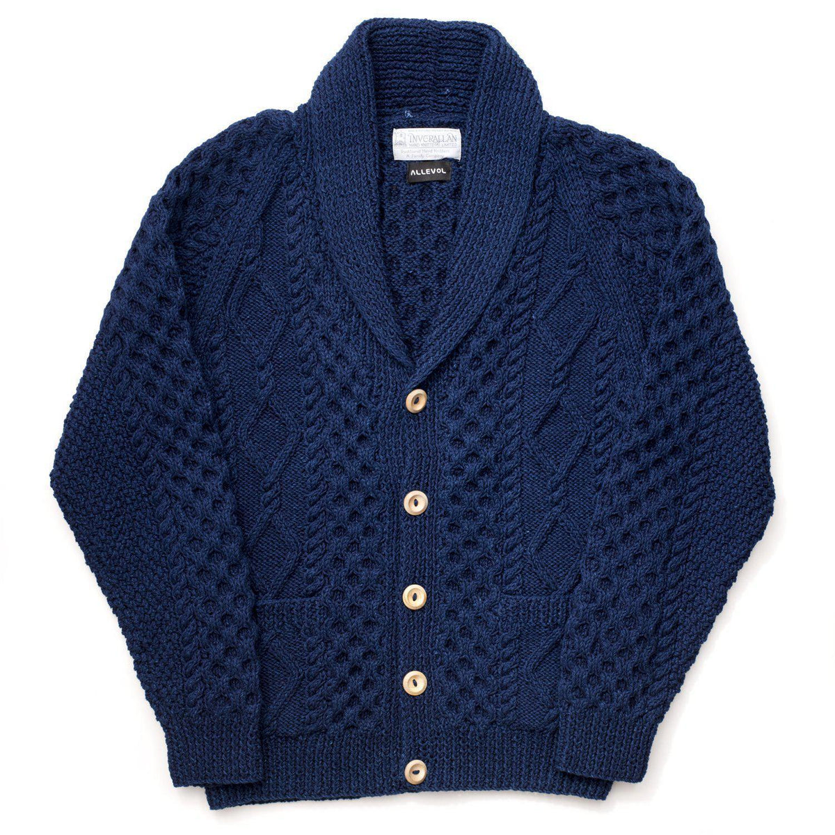 INVERALLAN Scotland DenimCable Cardigan-