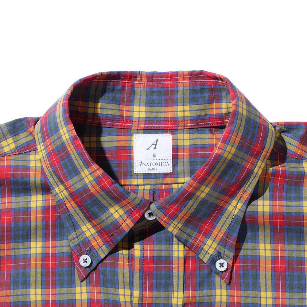Anatomica BD Shirt Broad Tartan Multi Colour 1-Shirt-Clutch Cafe