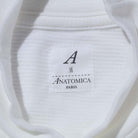 Anatomica Mock Neck Tee L/S White-Top-Clutch Cafe