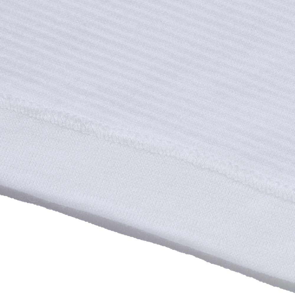 Anatomica Mock Neck Tee L/S White-Top-Clutch Cafe