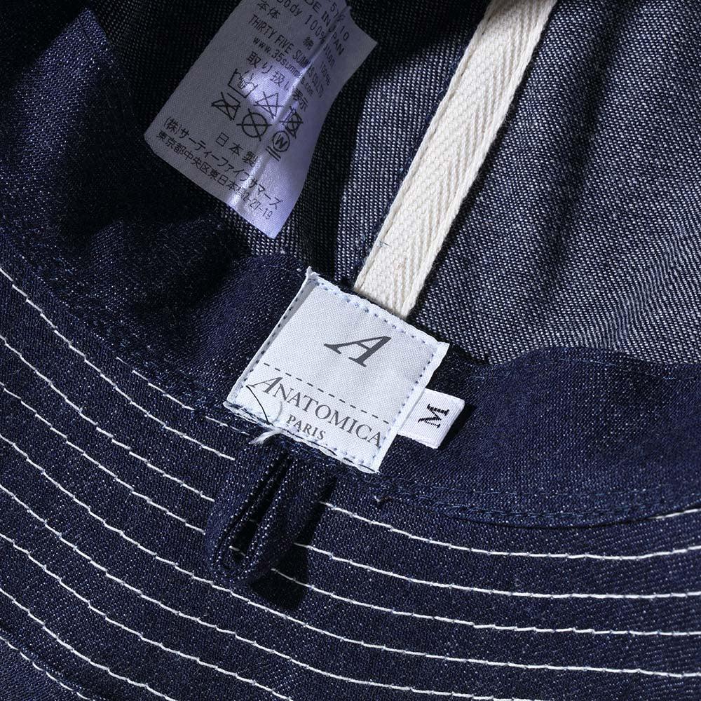 Anatomica US Army 1937 Denim Hat Indigo-Hat-Clutch Cafe