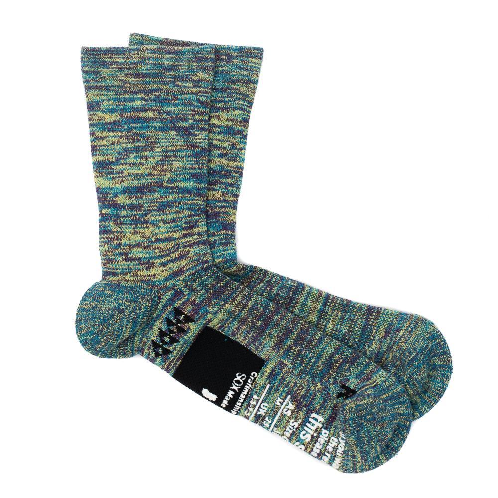 And Sox Support Pile Ankle Socks Blue-Socks-Clutch Cafe