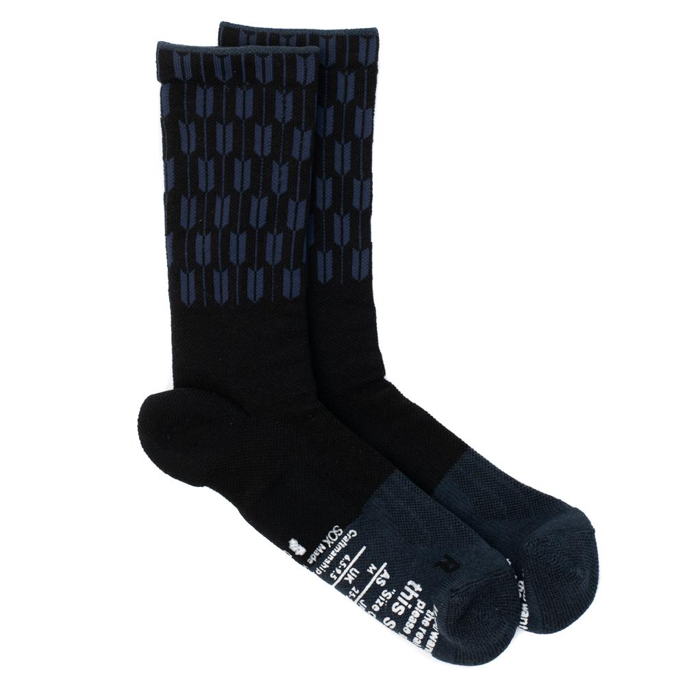And Sox Support Pile Crew Socks Yagasuri-Socks-Clutch Cafe