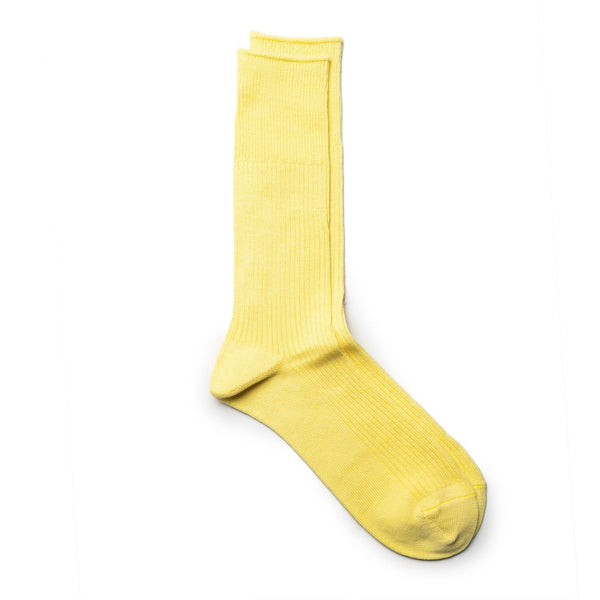Anonymous Ism Brilliant Crew Sock Yellow Melange-Socks-Clutch Cafe
