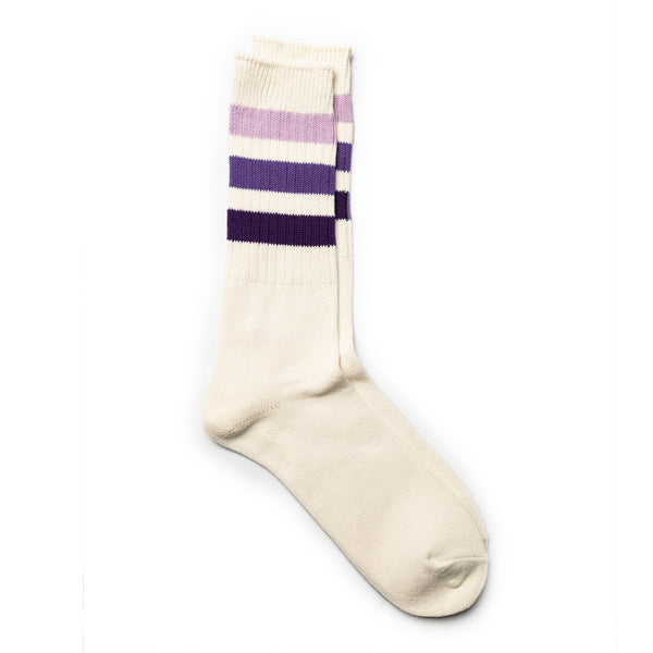 Anonymous Ism Recover Gradation 3 Line Crew Purple-Socks-Clutch Cafe