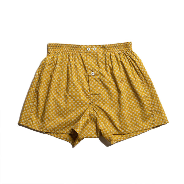 Anonymous Ism Small Flower Pattern Boxer Shorts Yellow-Boxer Shorts-Clutch Cafe