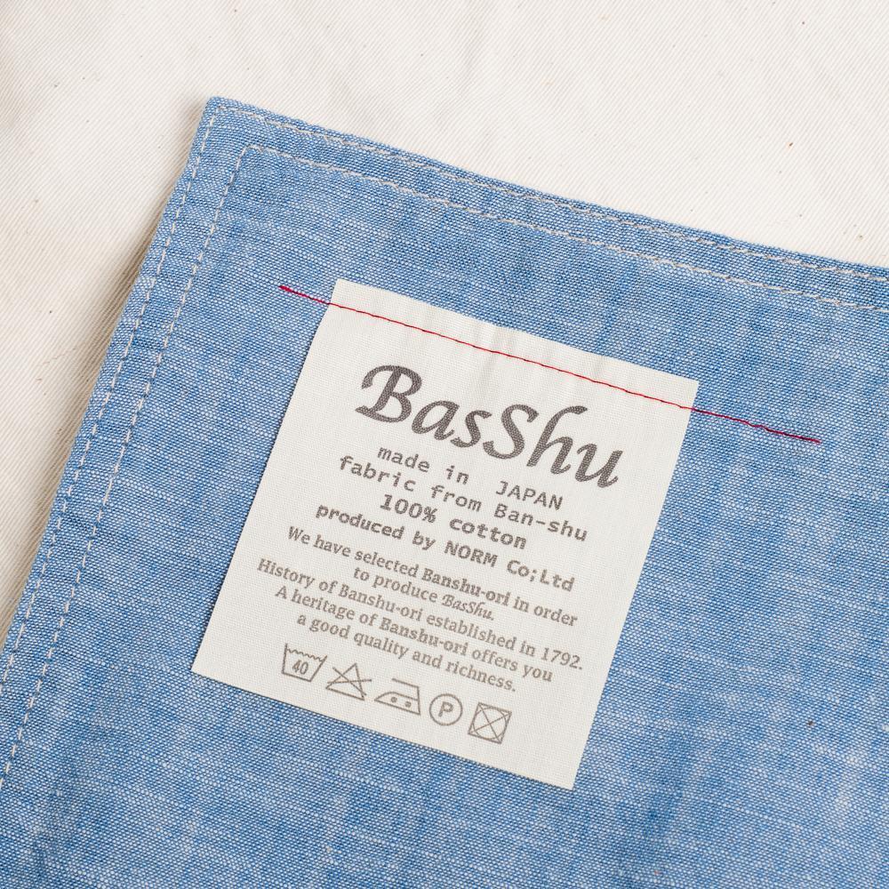 BasShu Place Mat Chambray Blue-Place Mat-Clutch Cafe