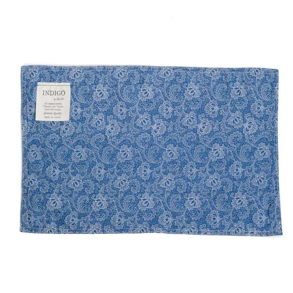BasShu Place Mat Indigo Calico-Place Mat-Clutch Cafe