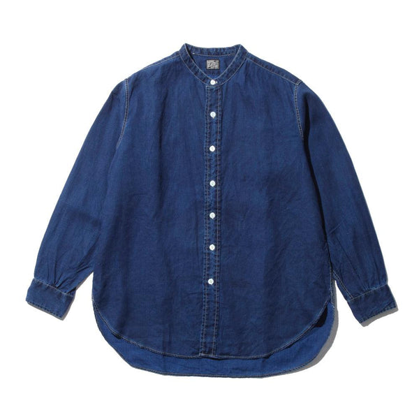 Belafonte Ragtime Band Collar Shirt Japanese Organic Indigo Dye-Shirt-Clutch Cafe