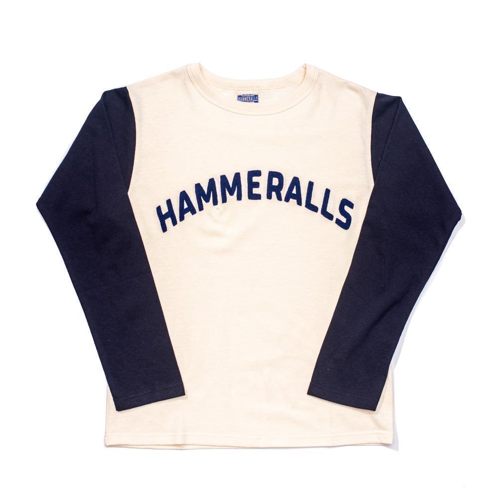 Belafonte Ragtime Hammeralls 88/12 Set in T-Shirt Off White x Navy-T-shirt-Clutch Cafe