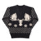 Belafonte Ragtime Moose V Neck Sweater Navy-Sweatshirt-Clutch Cafe