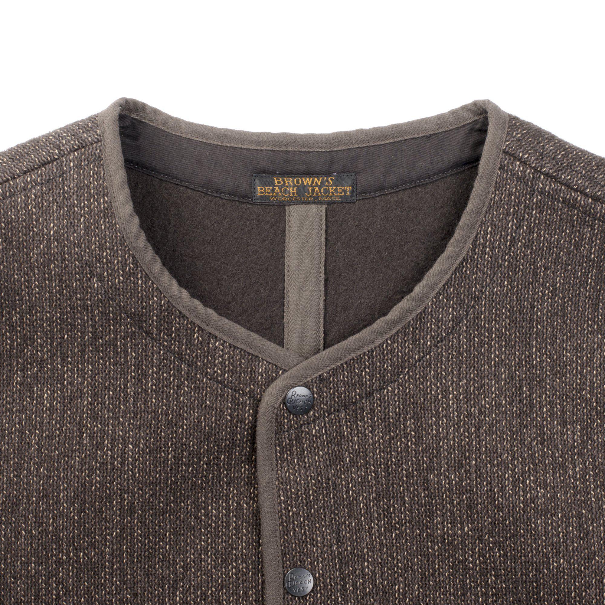 Browns Beach BBJ9-001 Early Vest Grey-Clutch Cafe-Clutch Cafe