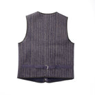 Browns Beach BBJ9-001 Early Vest Navy Stripe-Clutch Cafe-Clutch Cafe