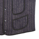 Browns Beach BBJ9-001 Early Vest Navy Stripe-Clutch Cafe-Clutch Cafe