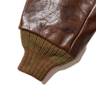 Buzz Rickson's A-1 No. 31-800P Seal Brown-Leather Jacket-Clutch Cafe