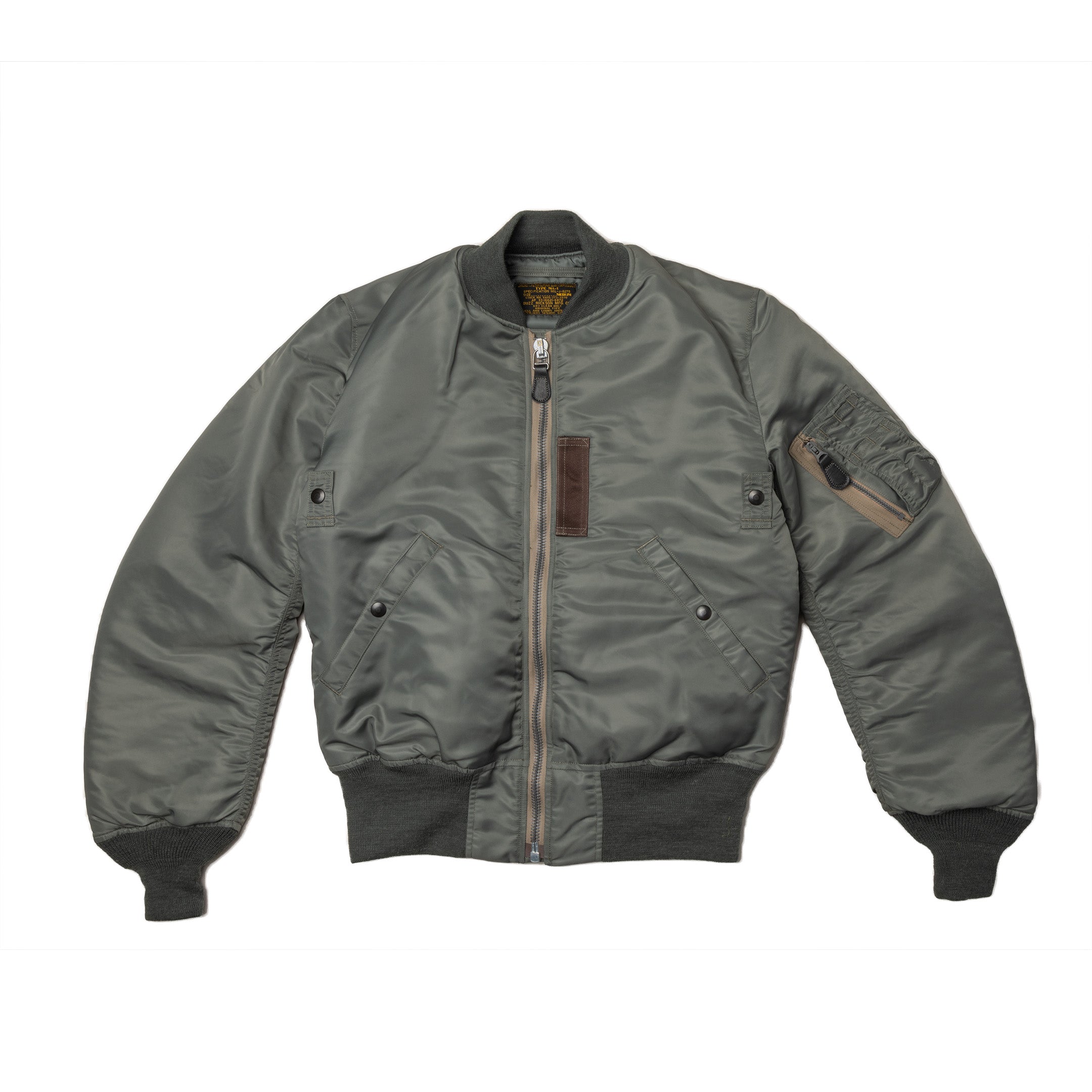 Buzz Rickson's MA-1 Slender OG Spec-Jacket-Clutch Cafe