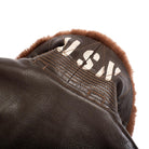 Buzz Rickson's Type G-1 Spec 55J-14 A.Pritzker Brown-Leather Jacket-Clutch Cafe