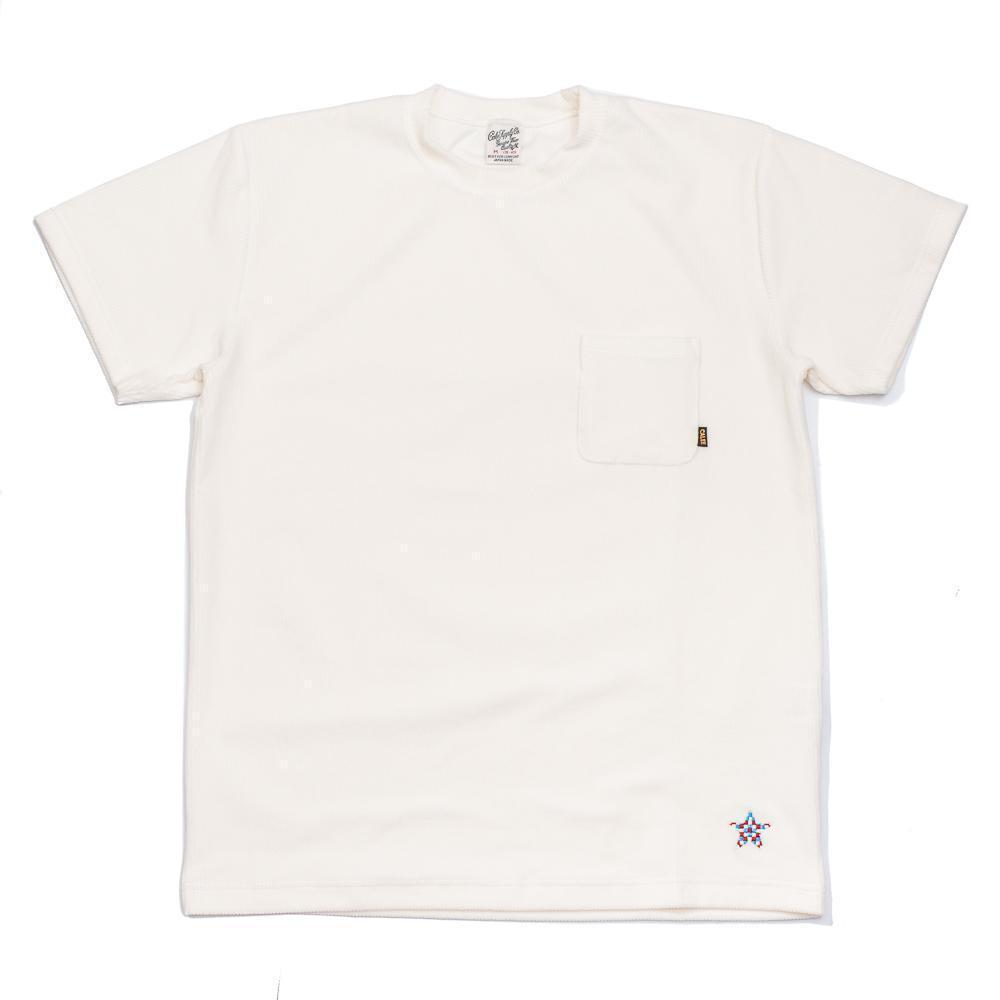 Calee Corduroy T-Shirt White-Clutch Cafe