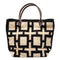 Chamula CHB05-09 Blanket Tote Bag Cross & Squares-Bag-Clutch Cafe