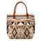 Chamula Blanket Tote Bag Greca Antigua-Bag-Clutch Cafe