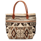 Chamula Blanket Tote Bag Greca Antigua-Bag-Clutch Cafe