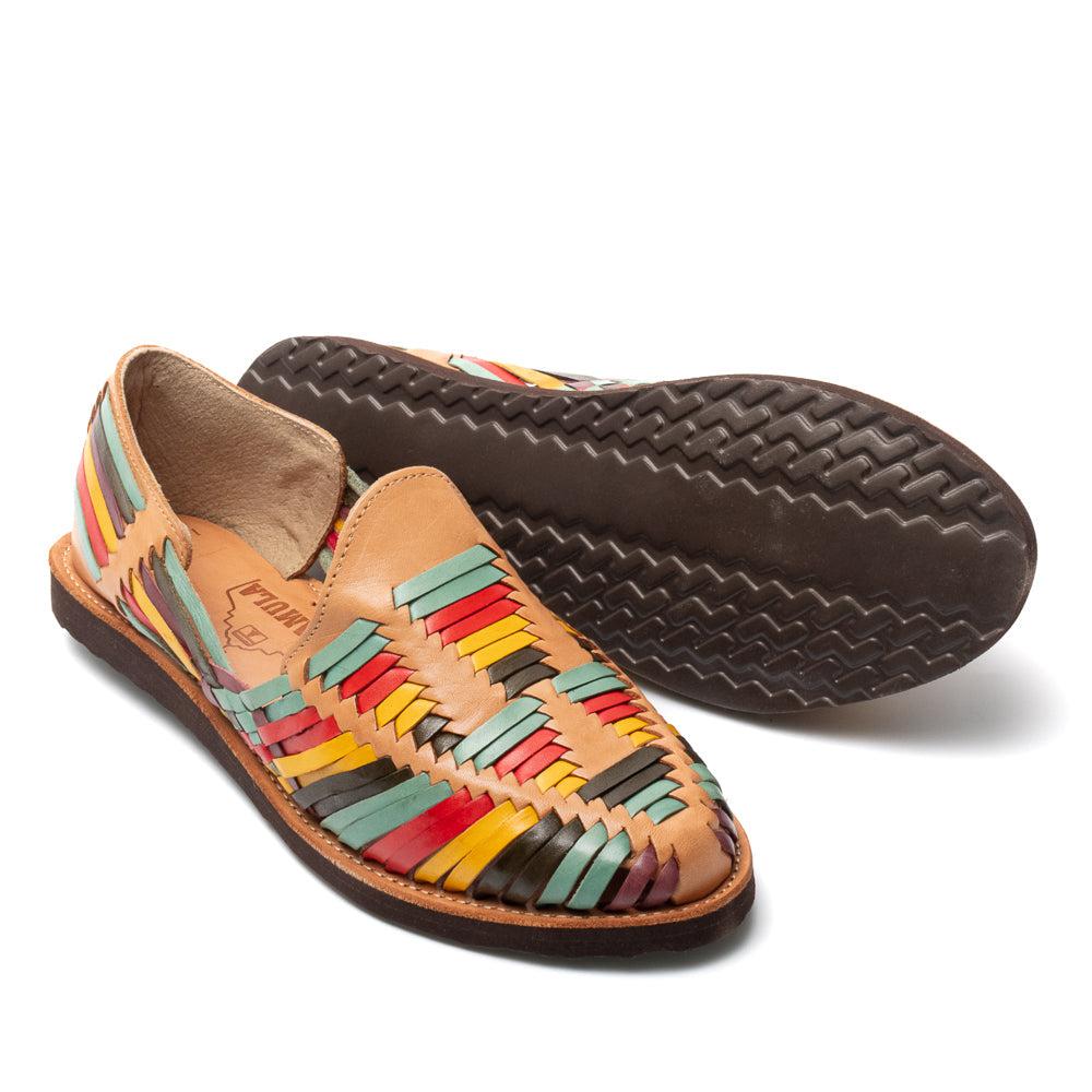 Chamula Cancun Sandal Multi-Clutch Cafe