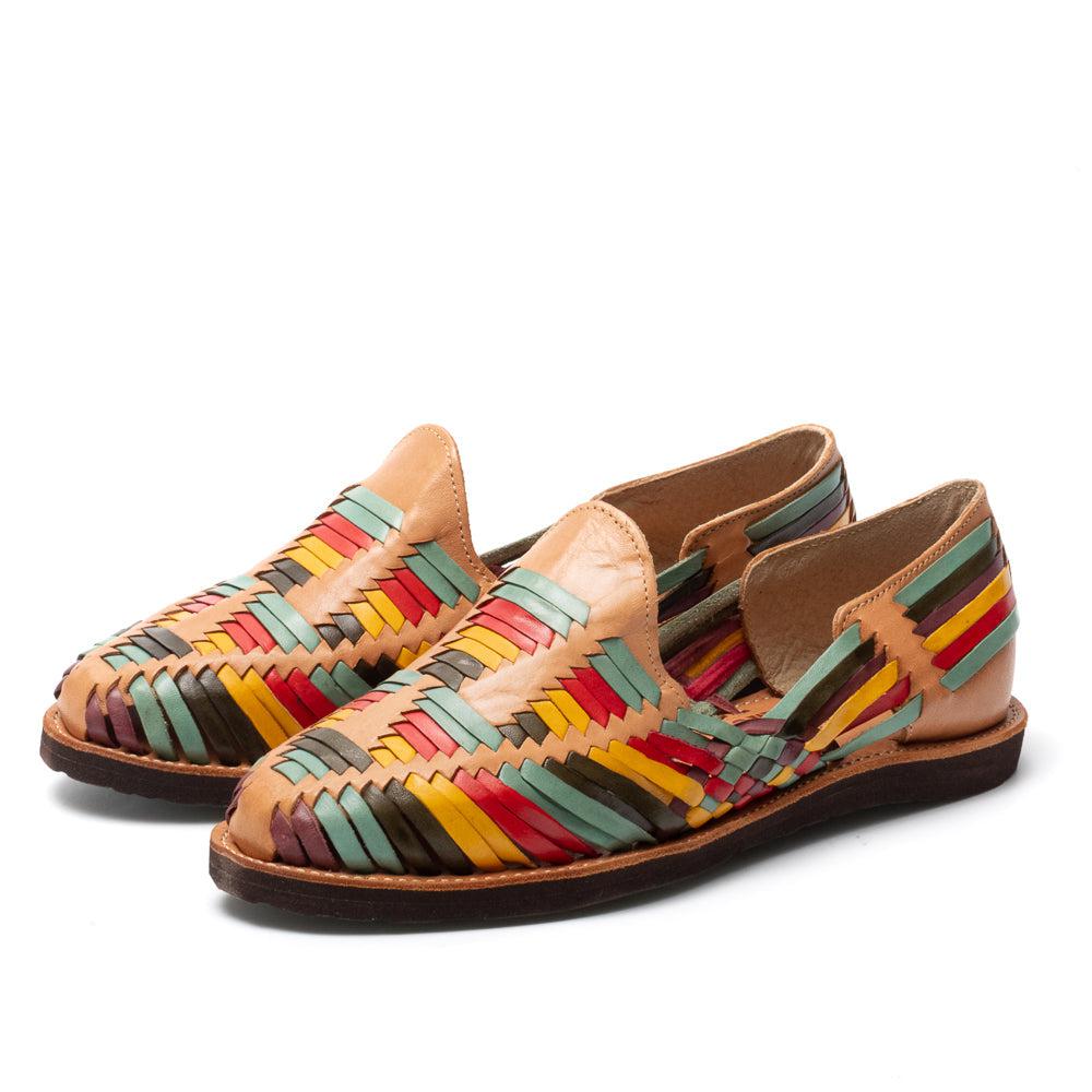 Chamula Cancun Sandal Multi-Clutch Cafe