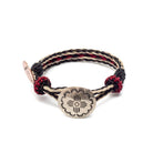 Chamula Concho Bracelet Red x Black-Bracelet-Clutch Cafe