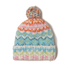 Chamula Double Cuff Cap Fair Isle #8 Ivory-Hat-Clutch Cafe