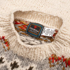 Chamula Fair Isle #3 Pullover Sweater Ivory-Knitwear-Clutch Cafe