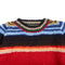 Chamula Serape Pullover Sweater Red-Knitwear-Clutch Cafe