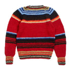 Chamula Serape Pullover Sweater Red-Knitwear-Clutch Cafe