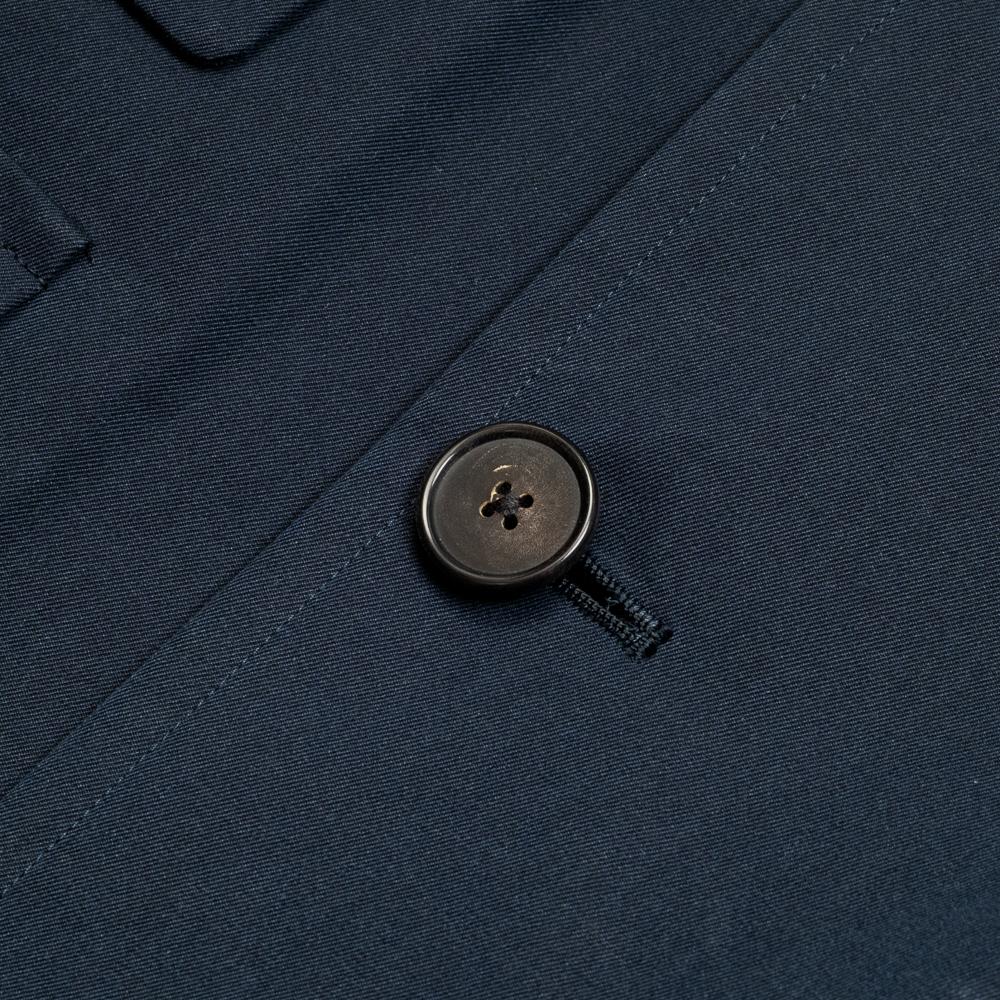 Coherence Corb II D. Blue Gabardine-Raincoat-Clutch Cafe