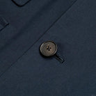 Coherence Corb II D. Blue Gabardine-Raincoat-Clutch Cafe