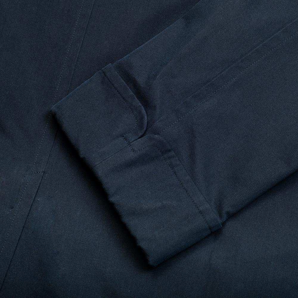 Coherence Corb II D. Blue Gabardine-Raincoat-Clutch Cafe